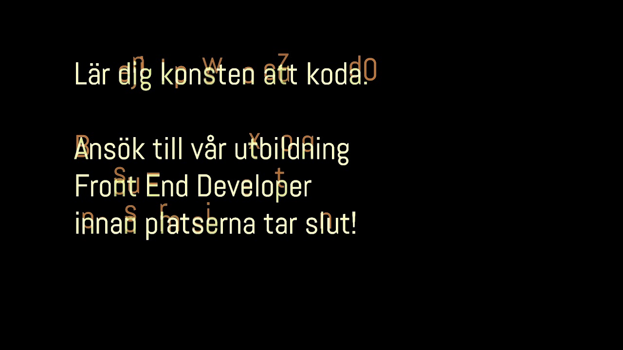 Att koda