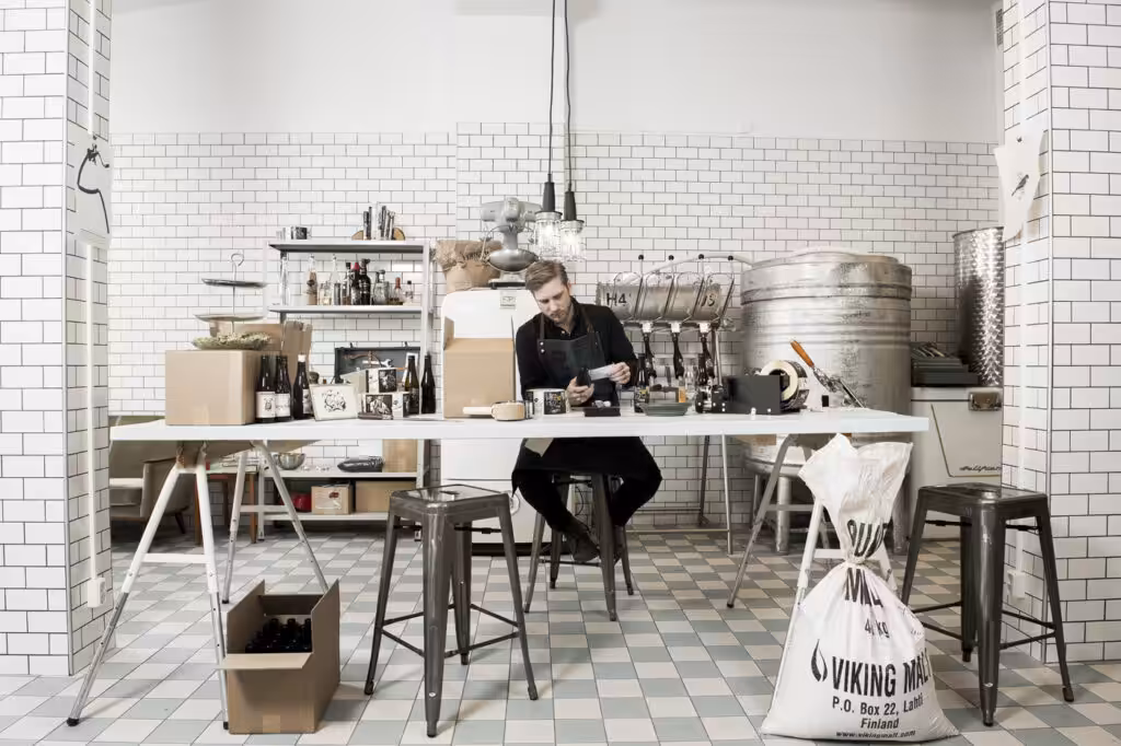Porträtt av Fredrik Tunedal från Pang Pang Brewery