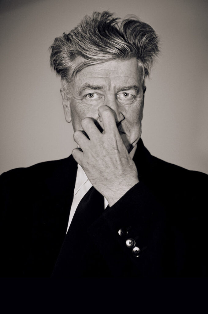 Porträtt av David Lynch i Stockholm.
