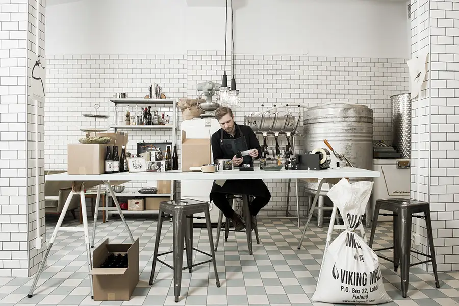 Porträtt av Fredrik Tunedal från Pang Pang Brewery