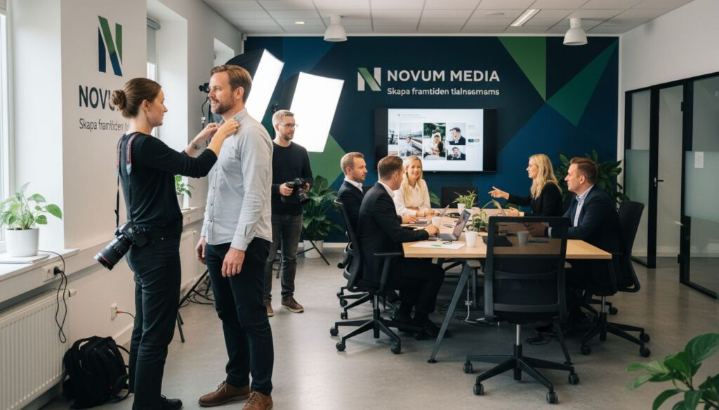brandingfotografering företag team