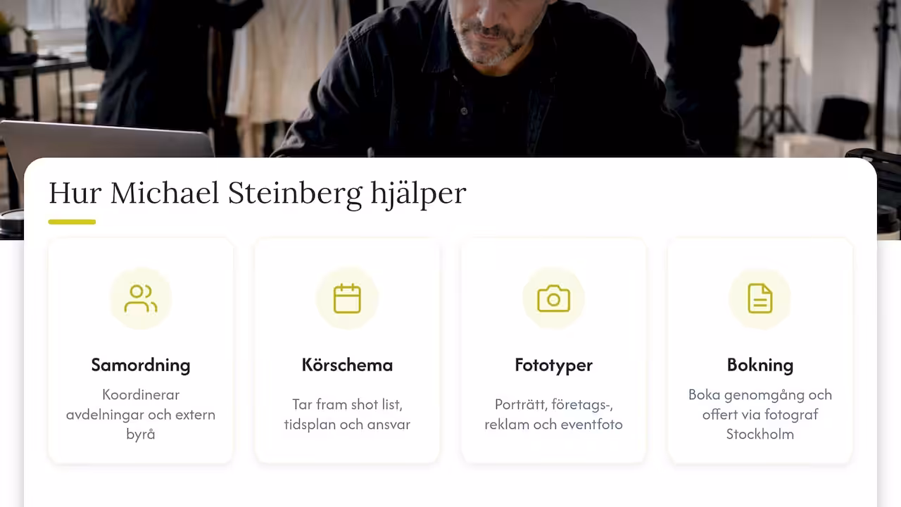 Så kan Michael Steinberg hjälpa dig med körschemat — overview diagram