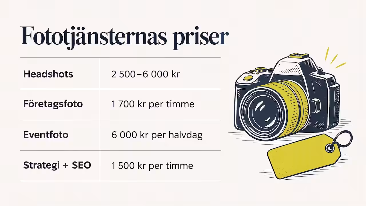 Fotografering inför din nästa finansieringsrunda — overview diagram